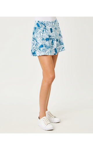 UPF 50+ Luxletic Aila Skort - Nassau Blue Thar She Blows