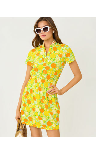 UPF 50+ Luxletic Love Active Dress - Island Palm Zesty