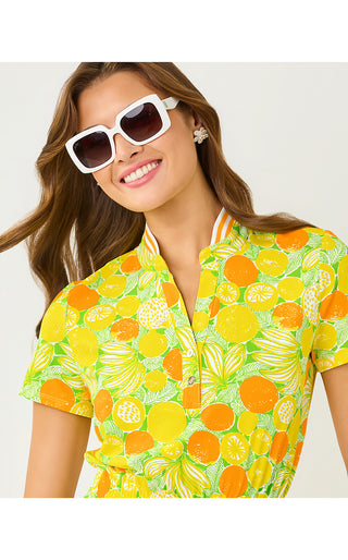 UPF 50+ Luxletic Love Active Dress - Island Palm Zesty