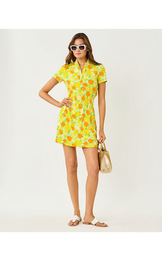 UPF 50+ Luxletic Love Active Dress - Island Palm Zesty
