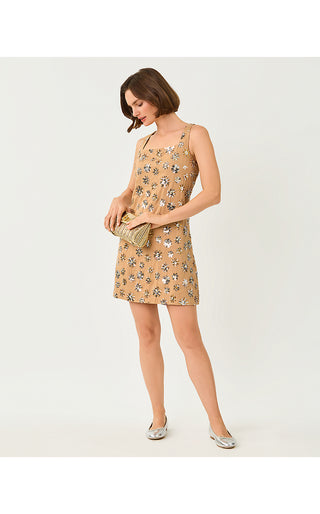 Tamala Dress - Iced Latte Sparkler Embellished