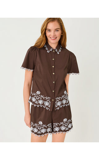 Rikki Short Sleeve Top - Coco Beach Marni