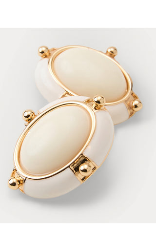 Palm Prowl Earrings - Coconut