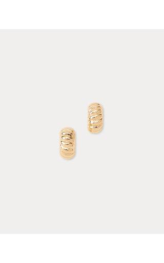 Sympeony Earrings - Gold Metallic