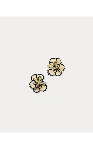 Blushing Blooms Earrings - Coconut