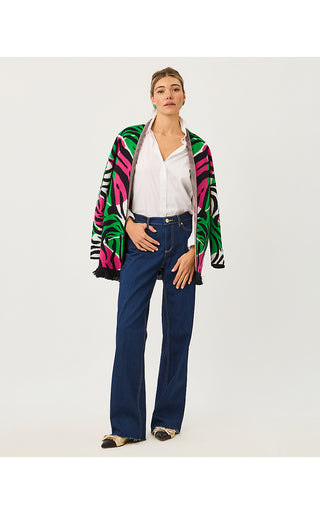Noble Jacquard Cardigan - Coconut Oversized Big Irv Jacquard
