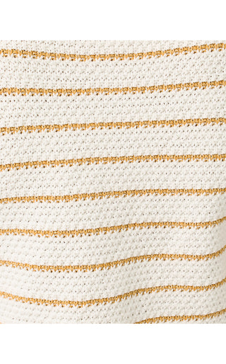 Shayna Sweater Vest - Coconut Palm Tree Stripe