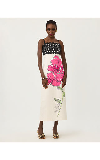 Vena Stretch Maxi Dress - Coconut Oversized Big Lillys Engineered
