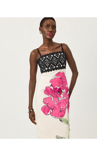 Vena Stretch Maxi Dress - Coconut Oversized Big Lillys Engineered