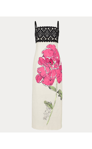 Vena Stretch Maxi Dress - Coconut Oversized Big Lillys Engineered