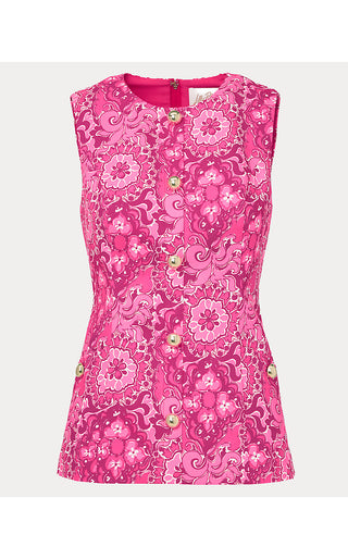 Eugenia Sleeveless Top - Pink Aster The Casbah