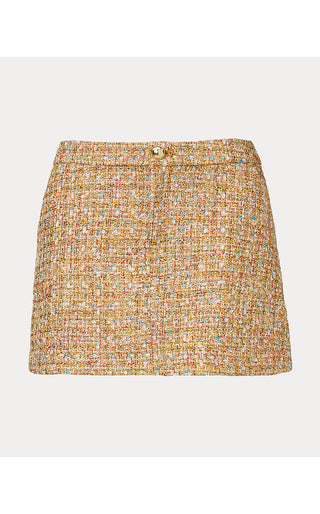 Colette Boucle Mini Skort - Iced Latte Golden Age Eyelash Boucle