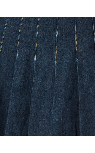 Jayci Denim Mini Skirt - Dark Wash