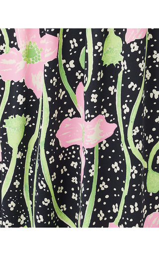 Harlynn Maxi Dress - Onyx Blushing Blooms Engineered