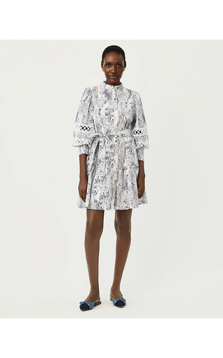 Drena Dress - Coconut Lil Palm Prowl