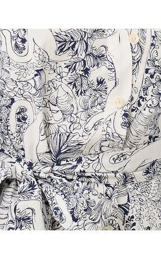 Drena Dress - Coconut Lil Palm Prowl