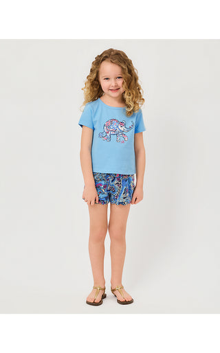 Girls Mini Leva Short - Multi Paisley Parade