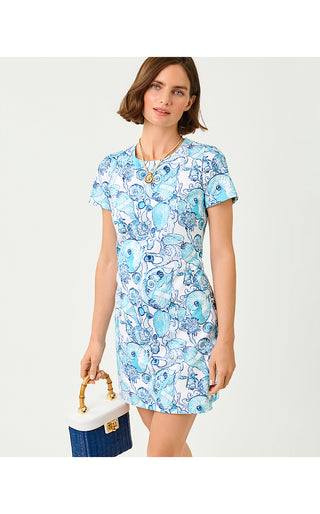 Melodie Skirted Romper - Resort White Shell Shine