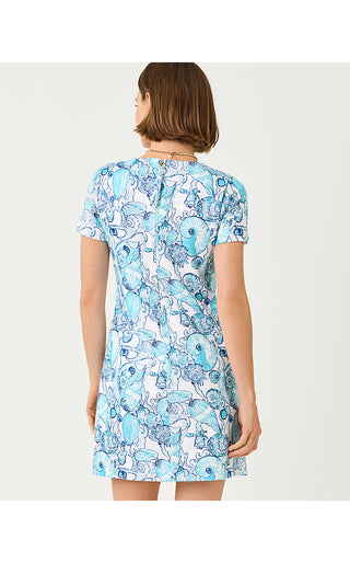 Melodie Skirted Romper - Resort White Shell Shine