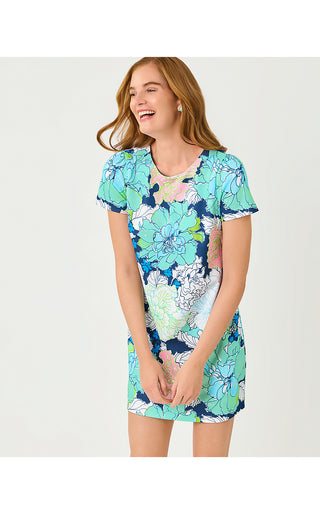 Melodie Skirted Romper - Starlight Navy Tennessees Hibiscus