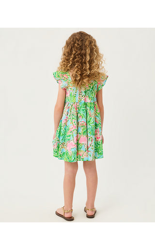 Girl's Anika Bow Dress - Multi On Parade | Lilly x Janie & Jack