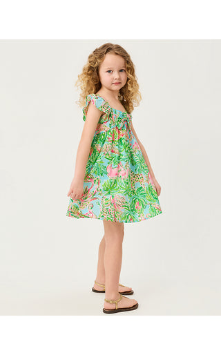 Girl's Anika Bow Dress - Multi On Parade | Lilly x Janie & Jack