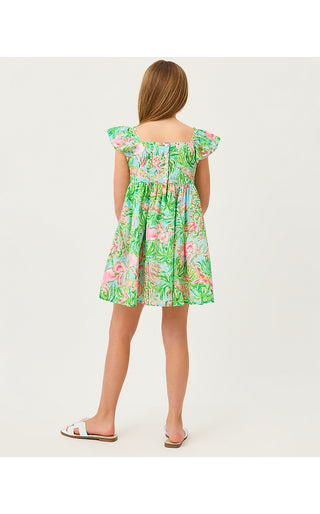 Girl's Anika Bow Dress - Multi On Parade | Lilly x Janie & Jack