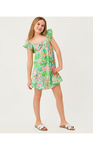 Girl's Anika Bow Dress - Multi On Parade | Lilly x Janie & Jack