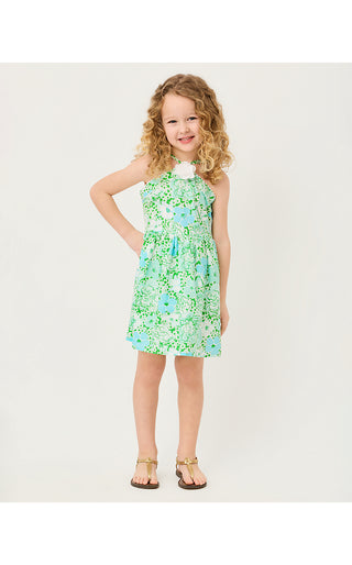 Girl's Madelin Flower Dress - Mint Condition Burst Of Joy | Lilly x Janie & Jack