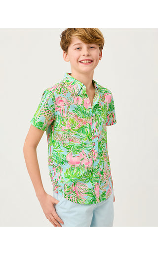 Boy's Lavin Button Down - Multi On Parade | Lilly x Janie & Jack