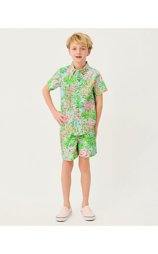 Boy's Lavin Button Down - Multi On Parade | Lilly x Janie & Jack