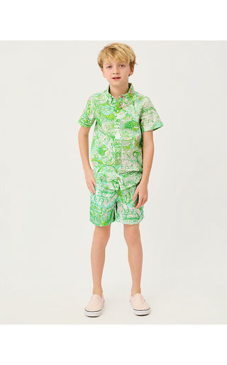 Boy's Lavin Button Down - Resort White Ship To Shore | Lilly x Janie & Jack