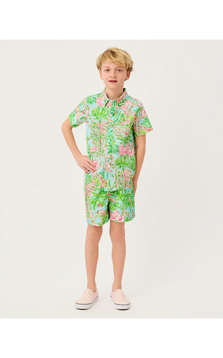 Boy's Liam Carter Swim Trunk - Multi On Parade | Lilly x Janie & Jack
