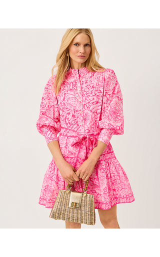 Drena Dress - Pink Aster A Rose By Any Other Name Engineered