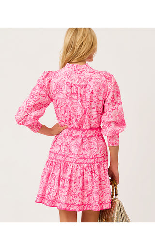 Drena Dress - Pink Aster A Rose By Any Other Name Engineered
