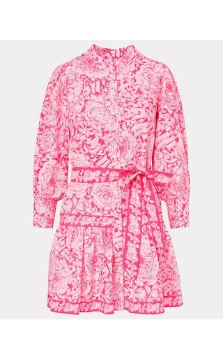Drena Dress - Pink Aster A Rose By Any Other Name Engineered