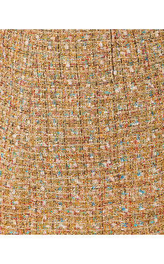 Bindy Shift Romper - Iced Latte Golden Age Eyelash Boucle