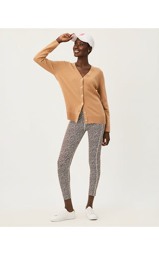 UPF 50+ Luxletic Endurance High Rise Midi Legging - Coco Beach Twisted Up Active Jacquard