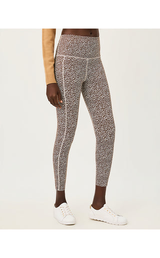 UPF 50+ Luxletic Endurance High Rise Midi Legging - Coco Beach Twisted Up Active Jacquard