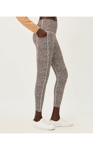 UPF 50+ Luxletic Endurance High Rise Midi Legging - Coco Beach Twisted Up Active Jacquard
