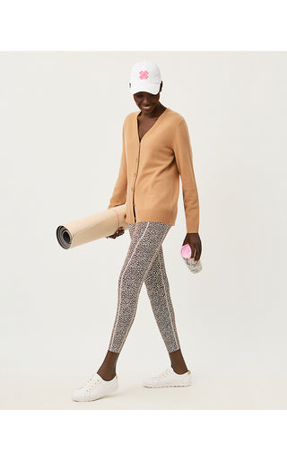 UPF 50+ Luxletic Endurance High Rise Midi Legging - Coco Beach Twisted Up Active Jacquard