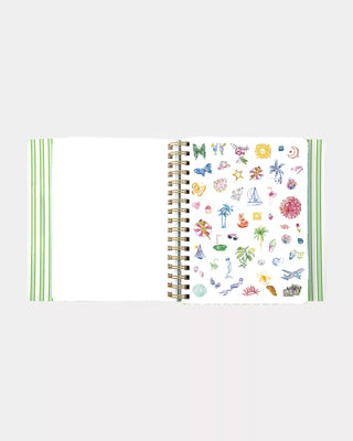 17 Month Soft Cover Leatherette Planner - Mint Condition Burst of Joy