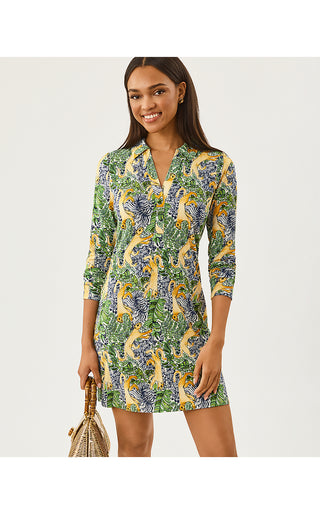 UPF 50+ Ollie Dress - Multi Lil Palm Prowl