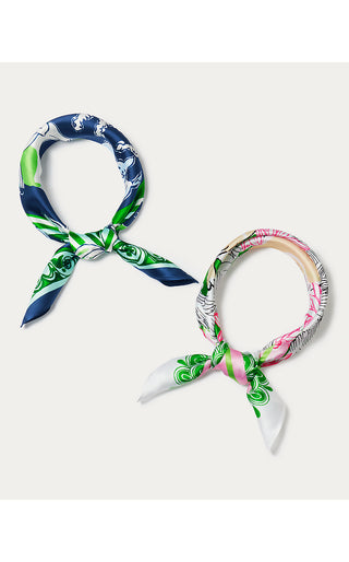 Poinciana Silk Scarf - Low Tide Navy Canine Couture Engineered