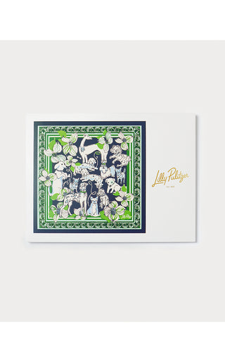 Poinciana Silk Scarf - Low Tide Navy Canine Couture Engineered