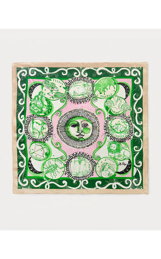 Colony Silk Scarf - Conch Shell Pink Written In The Stars Engineered