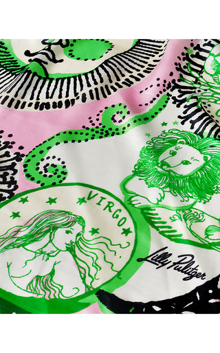 Colony Silk Scarf - Conch Shell Pink Written In The Stars Engineered