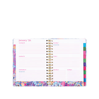 Large 17 Month Agenda (2025-2026) - Sapphire Pool Barefoot Beachcomber