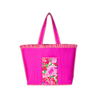 Reversible Quilted Tote - Maggies Bouquet