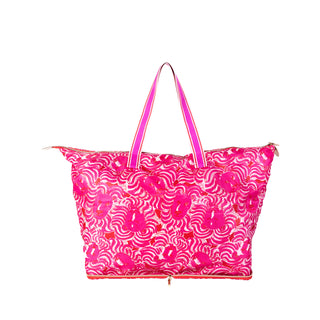 Packable Tote - Strawberry Red Pride of Lilly